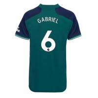 Arsenal Gabriel Magalhaes #6 Tredje Tröja Dam 2023-24 Kortärmad